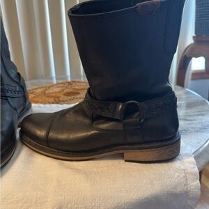 Harley-Davidson Black Leather Men's Riding Boots
